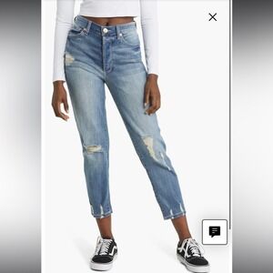 STS Blue Christy‎ Tapered Crop 11" high rise size 28 jeans with 25" inseam NWT!